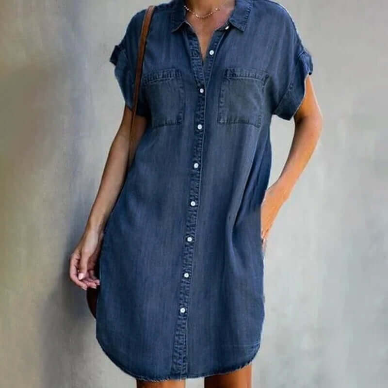 Dress made of denim fabric - Zula