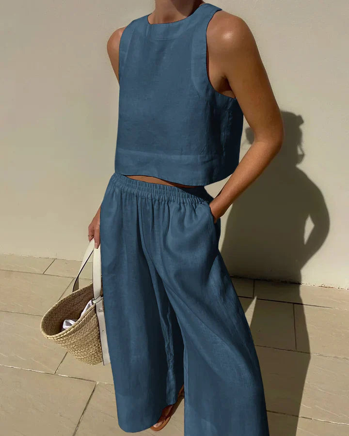 White linen set - Lina