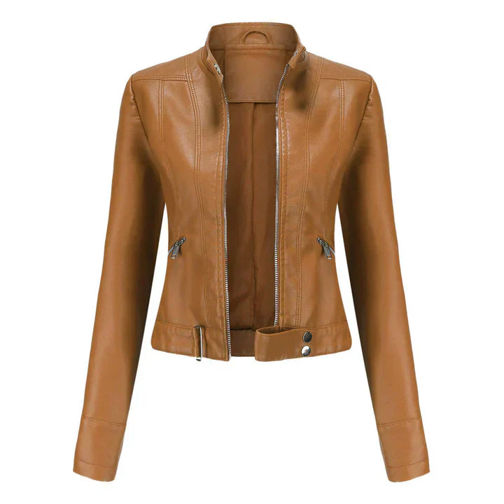 Mandy - elegant leather jacket