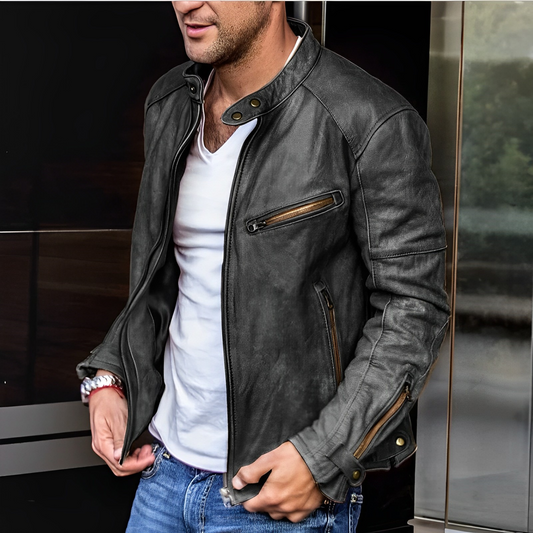 All-season - elegance leather jacket