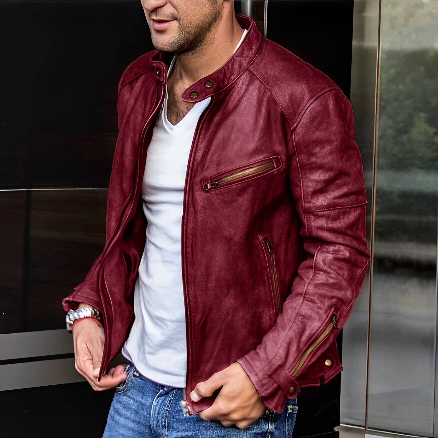 All-season - elegance leather jacket