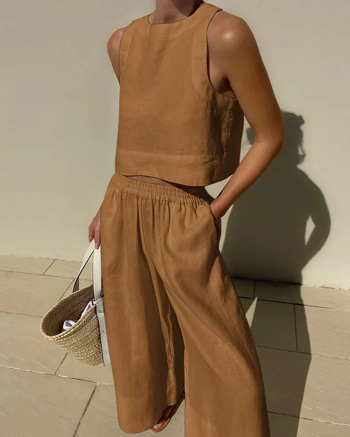 White linen set - Lina