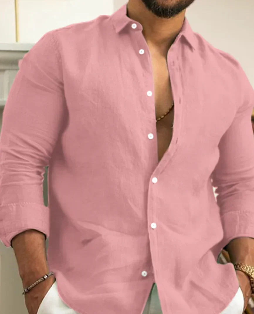 Stylish linen shirt - Gero