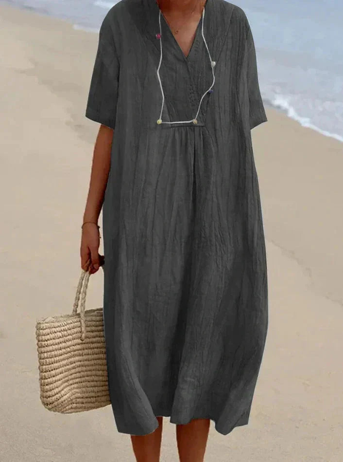 Airy summer dress in boho style - lightness & comfort