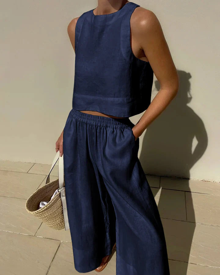 White linen set - Lina