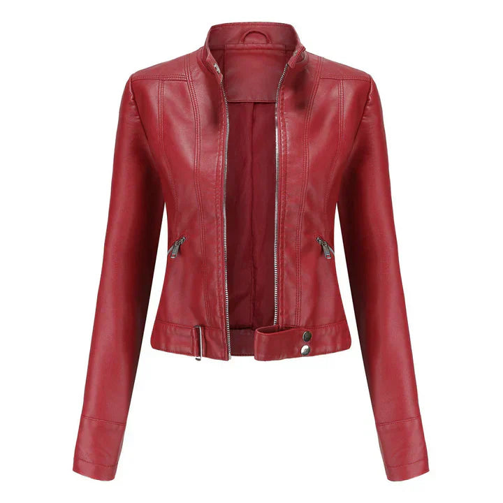 Mandy - elegant leather jacket