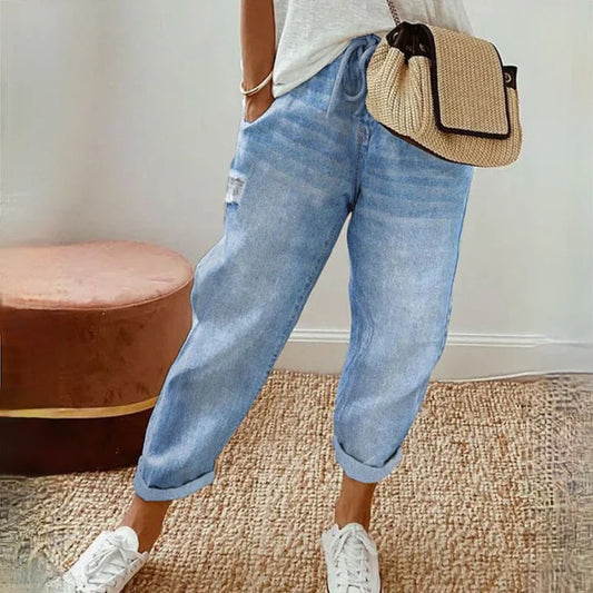 Blue women's jeans - eva