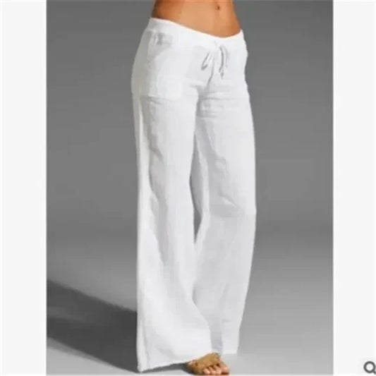 White linen pants - Anna