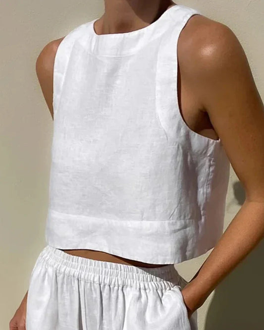 White linen set - Lina