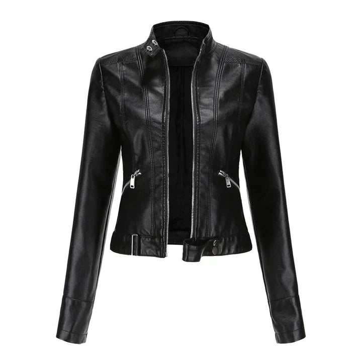Mandy - elegant leather jacket