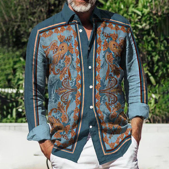 Men's - vintage peris print blouse