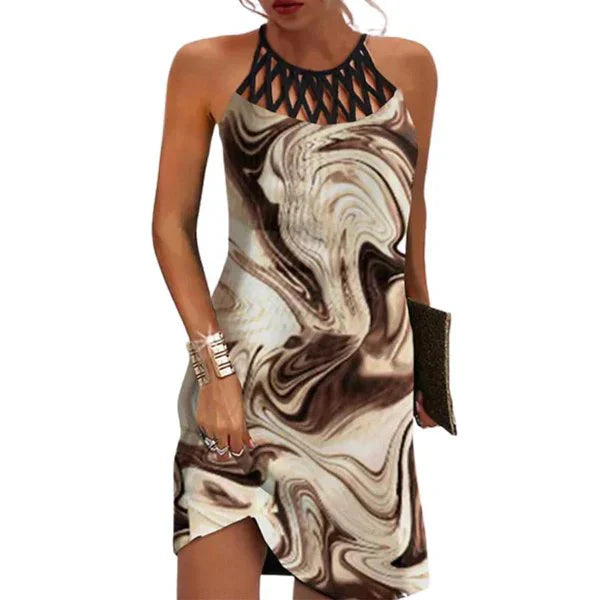 Halterneck summer dress | Devine