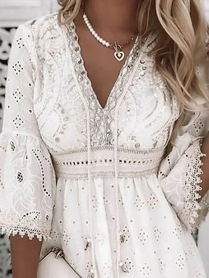 Skylar bohemian dress - Ibiza