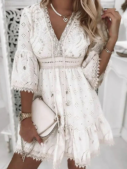 Skylar bohemian dress - Ibiza