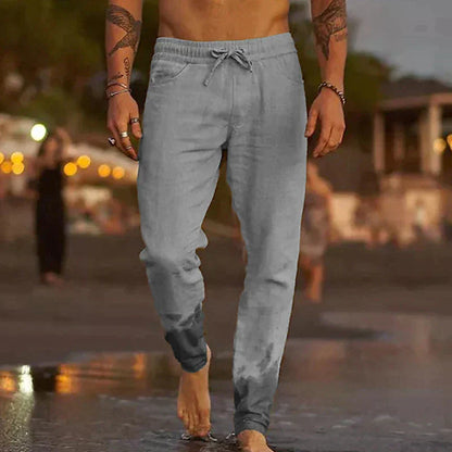 Leisure trousers made of linen for men - Jaxx