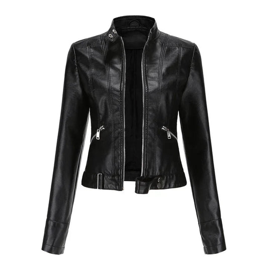 Mandy - elegant leather jacket