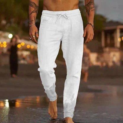 Leisure trousers made of linen for men - Jaxx